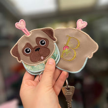 Pug Keysleeve - Fawn & Black