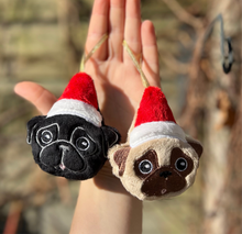 Christmas Pug Ornament