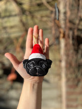 Christmas Pug Ornament