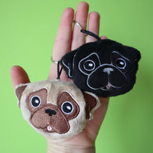 Keychain Plush - Black & Fawn