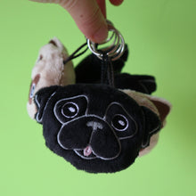 Keychain Plush - Black & Fawn