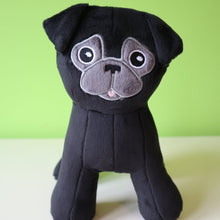 Pug Plushie - Black & Fawn