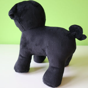 Pug Plushie - Black & Fawn