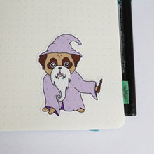 Old Wizard Pug Sticker