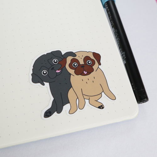 Love Pugs Sticker