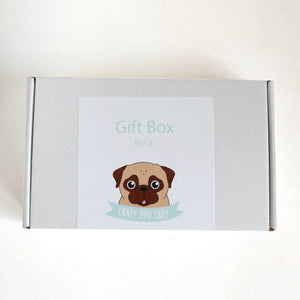 Gift Box Crazy Pug Lady - Fawn