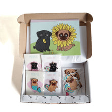 Gift Box Crazy Pug Lady PLUS - Fawn & Black