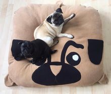 Large Pug Pillow