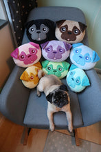 Mini Pug Pillow - 8 Colors!